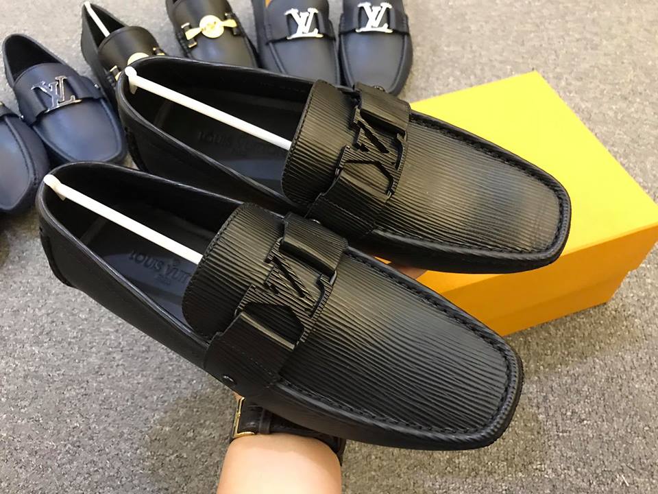 Giày Louis Vuitton nam epi đen