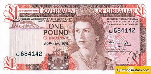 one pound Gibraltar