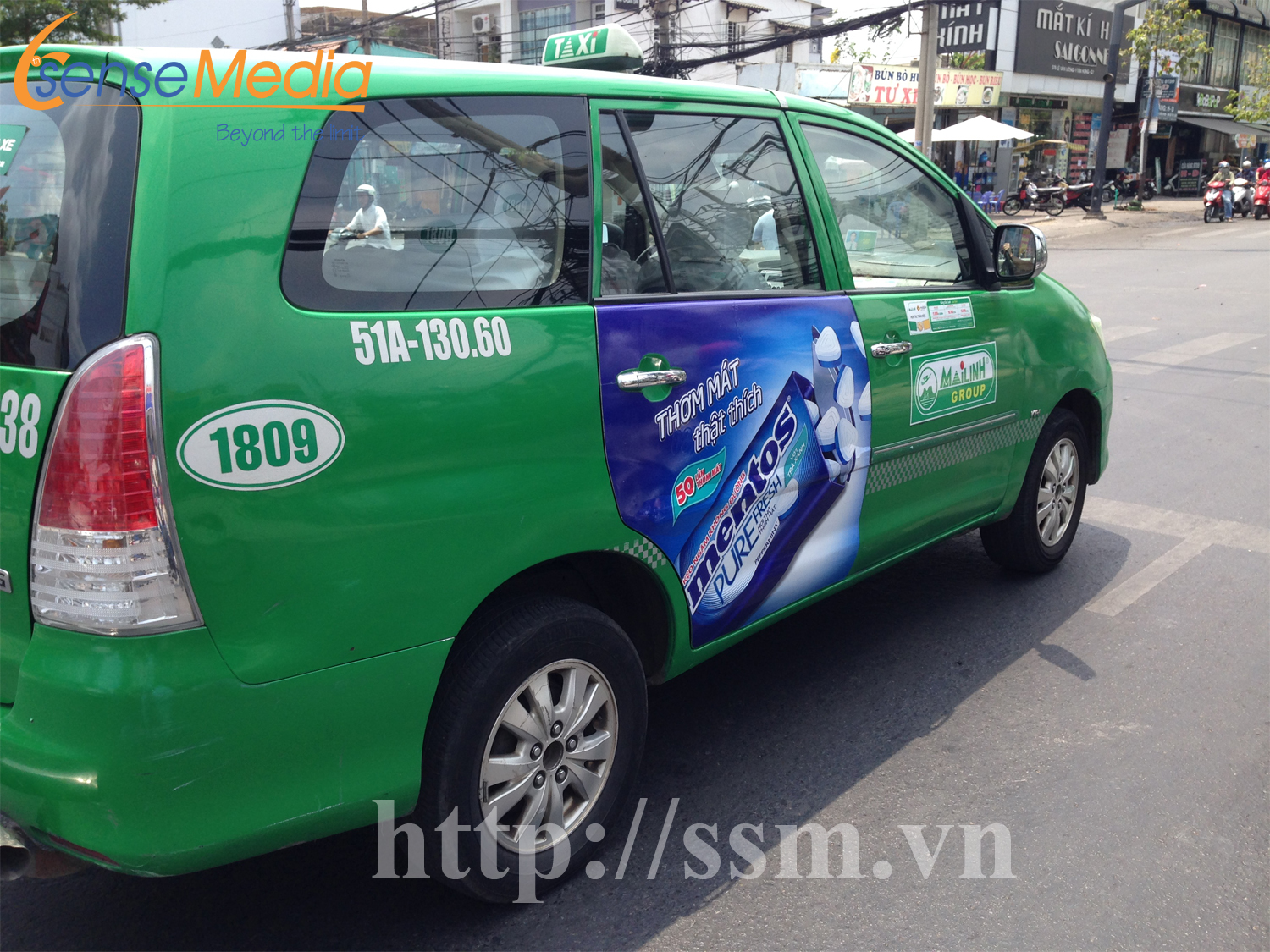 Quảng cáo Taxi Mai Linh toàn quốc