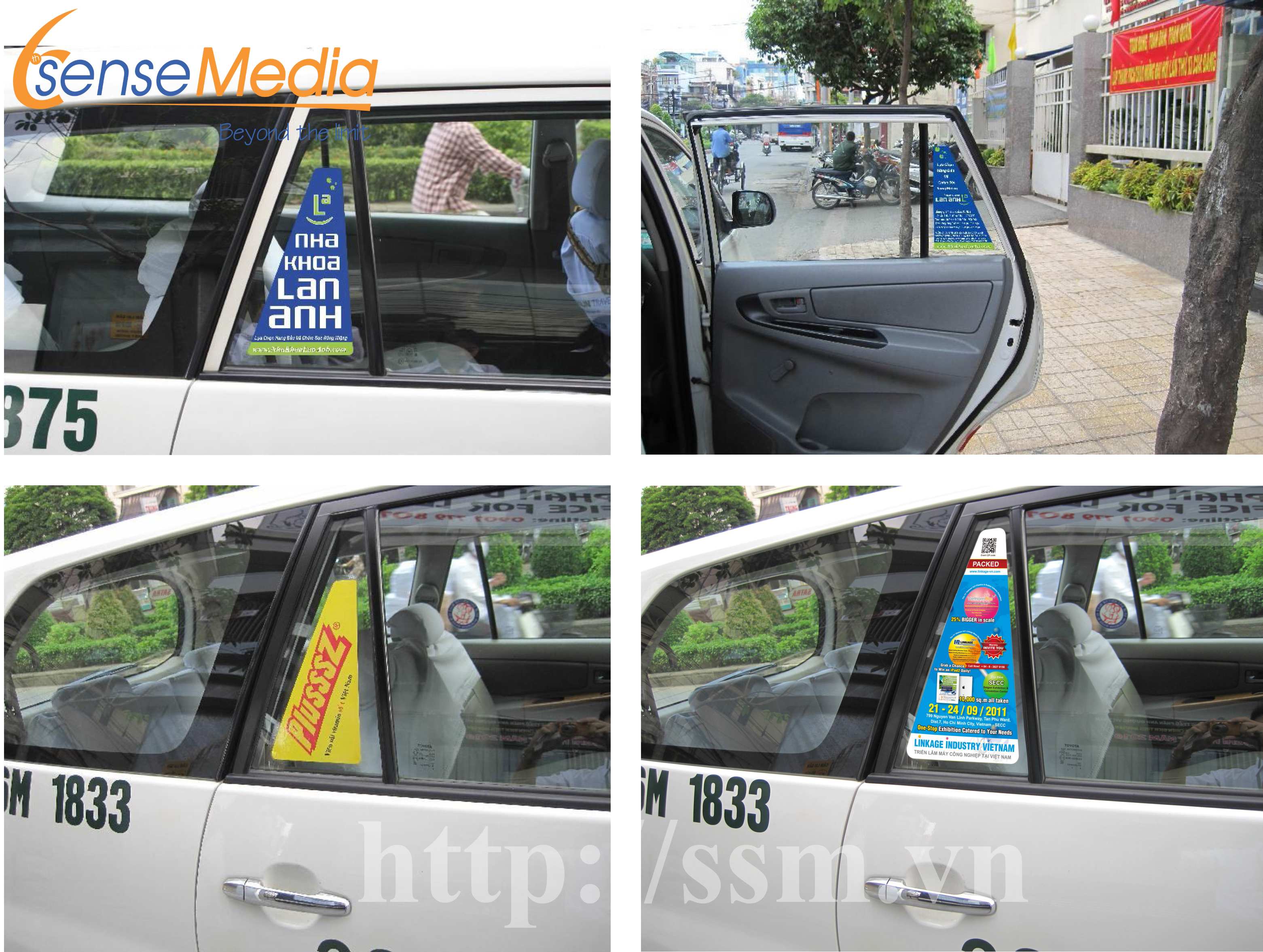 Quảng cáo trên xe Taxi Mai Linh toàn quốc 