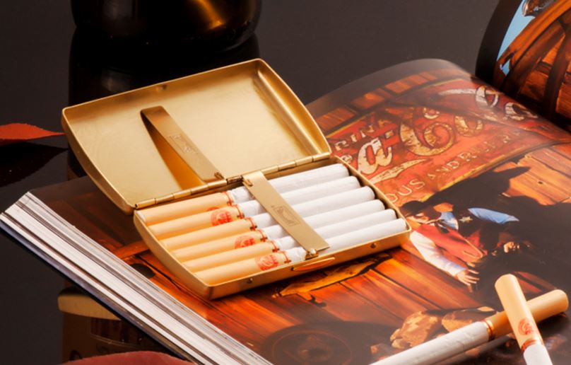 hộp để thuốc lá cao cấp bằng đồng chính hãng tphcm, hộp đựng thuốc lá đẹp, bán hộp đựng thuốc lá 