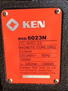 máy khoan từ Ken 6023N thông số kĩ thuật