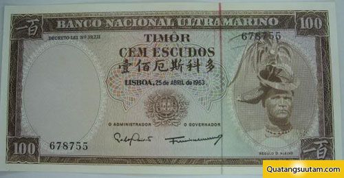 tien cac nuoc chau a Centavo dong timor