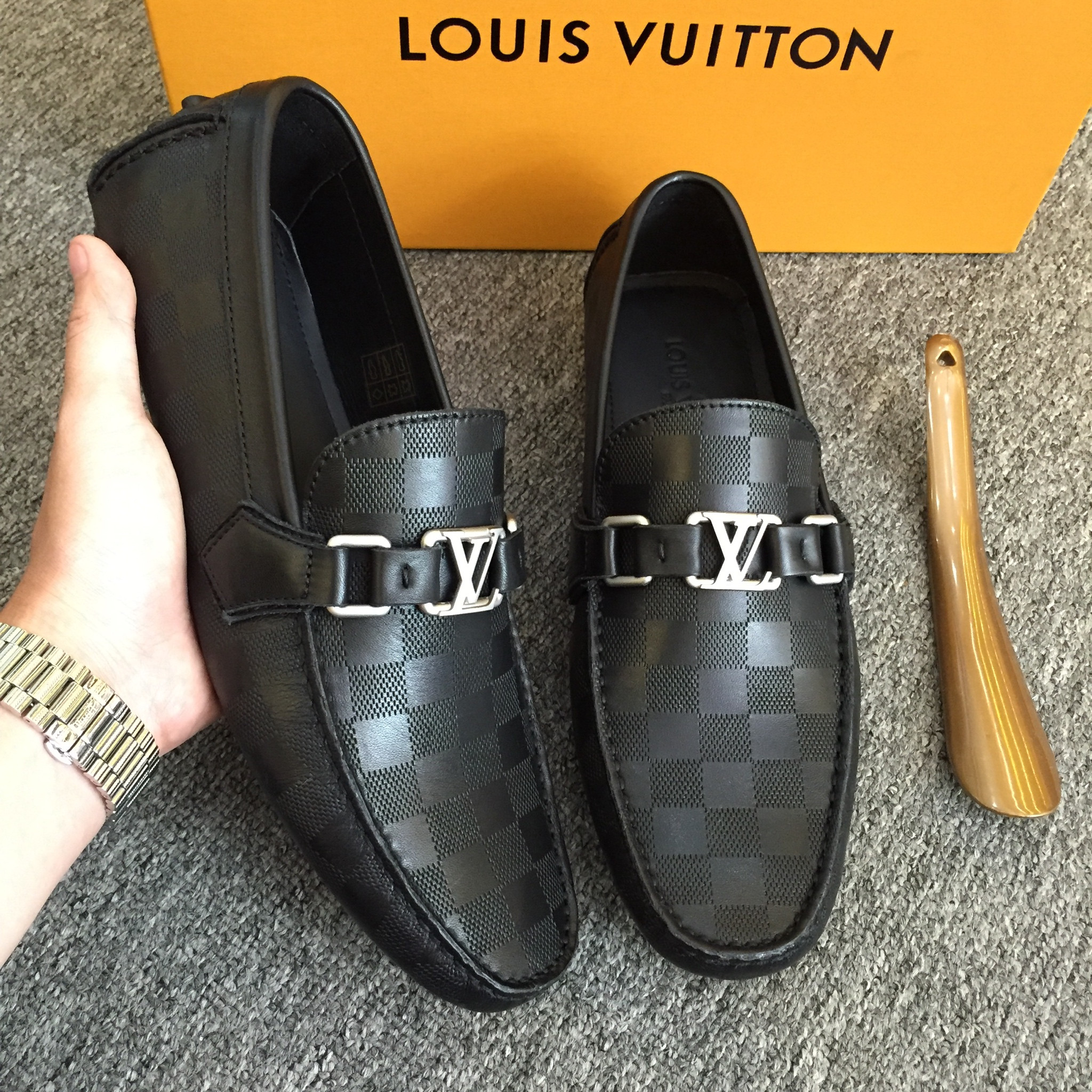 Giày da nam đẹp hiệu Louis Vuitton